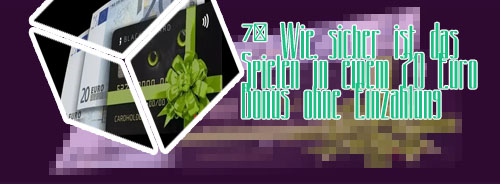 20 euro no deposit bonus